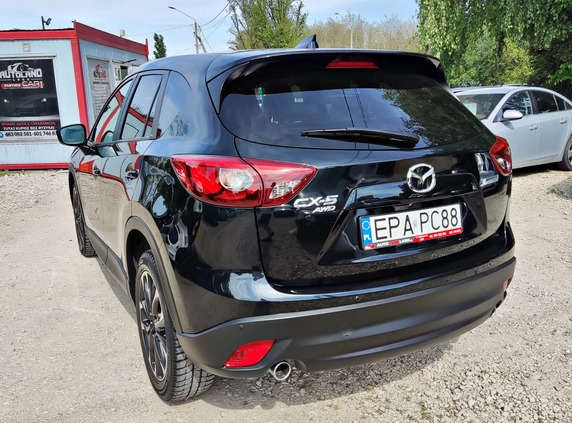 Mazda CX-5 cena 84950 przebieg: 155000, rok produkcji 2015 z Krośniewice małe 562